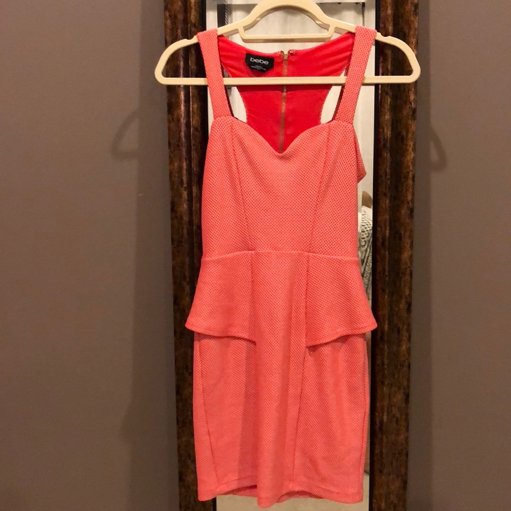 Bebe Peplum Minidress